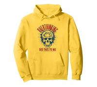Overthinking Did This to Me - Humour exploding Skull Head Sweat à Capuche