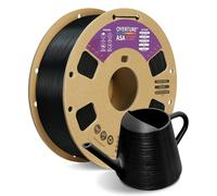 OVERTURE ASA Filament 1.75mm 1KG Bobine Imprimante 3D(Noir)