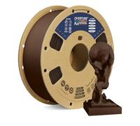 OVERTURE Filament PLA Plus (PLA+) 1,75 mm, résistance professionnelle PLA 1 kg (2,2 lbs), précision dimensionnelle +/- 0,02 mm, pour imprimante 3D (marron chocolat)