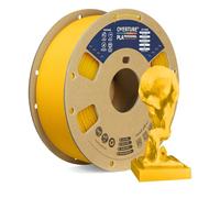 OVERTURE Filament PLA Plus (PLA+) 1,75 mm, résistance professionnelle PLA 1 kg (2,2 lbs), précision dimensionnelle +/- 0,02 mm, pour imprimante 3D (jaune)