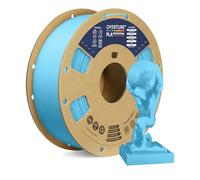 OVERTURE Filament PLA Plus (PLA+) 1,75 mm, résistance professionnelle PLA 1 kg (2,2 lbs), précision dimensionnelle +/- 0,02 mm, pour imprimante 3D (bleu clair)