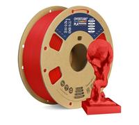 OVERTURE Filament PLA Plus (PLA+) 1,75 mm, résistance professionnelle PLA 1 kg (2,2 lbs), précision dimensionnelle +/- 0,02 mm, pour imprimante 3D (rouge)