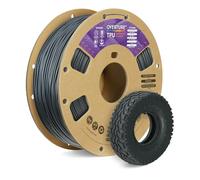 OVERTURE Filament TPU 1.75mm, Bobine 1kg (2.2lbs), 95A Précision dimensionnelle +/- 0.05mm, Pour Imprimante 3D (Space Gris)