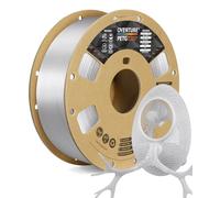 OVERTURE PETG Filament 1.75mm, Bobine de 1kg(2,2lbs), Précision dimensionnelle +/- 0,02 mm (Transparent)