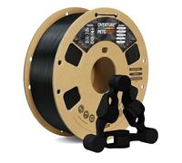 OVERTURE PETG Filament 1.75mm, Bobine de 1kg(2,2lbs), Précision dimensionnelle +/- 0,02 mm,vitesse maximale de 300 mm/s (Noir)