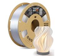 OVERTURE PETG Filament 1.75mm, Bobine de 1kg(2,2lbs), Précision dimensionnelle +/- 0,02 mm,vitesse maximale de 300 mm/s (Transparent)