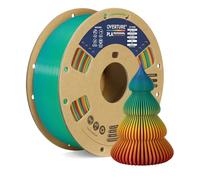 OVERTURE PLA+ 1,75 mm Filament, Renforce Robustesse filament pour imprimante 3D, Bobine de 1kg (2,2 lb), Précision dimensionnelle +/- 0,02 mm, pour imprimantes 3D (Sunset Rainbow)