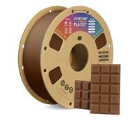 OVERTURE PLA Filament 1.75mm, 1kg Bobine (2.2lbs) 3D Drucker PLA Filament, Précision Dimensionnelle +/- 0.02mm (Chocolat)