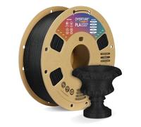 OVERTURE PLA Filament 1.75mm, 1kg Bobine (2.2lbs) 3D Drucker PLA Filament, Précision Dimensionnelle +/- 0.02mm (Noir Étincelant)