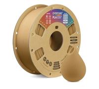 OVERTURE PLA Filament 1.75mm, 1kg Bobine (2.2lbs) 3D Drucker PLA Filament, Précision Dimensionnelle +/- 0.02mm (Marron)