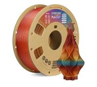 OVERTURE PLA Filament 1.75mm, 1kg Bobine (2.2lbs) 3D Drucker PLA Filament, Précision Dimensionnelle +/- 0.02mm (Radiant Rainbow)