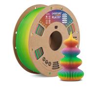 OVERTURE PLA Filament 1.75mm 1KG Imprimante 3D(Prisme de Noël)