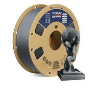 OVERTURE PLA+ Filament Imprimante 3D 1.75mm, Ténacité PLA professionnelle, 1kg (2.2lbs), Précision Dimensionnelle +/- 0,02mm (Gris Sidéral)