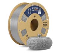 OVERTURE PLA+ Filament Imprimante 3D 1.75mm, Ténacité PLA professionnelle, PLA plus Filament 1kg (2.2lbs), Précision Dimensionnelle +/- 0,02mm (Moonlight Silver)