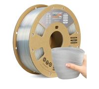 OVERTURE TPU High Speed Filament 1,75 mm, Flexible 95A TPU Roll, bobine de 1 kg (2,2 lb), Précision Dimensionnelle +/- 0,02 mm, Pour Imprimante 3D (Transparente)