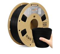 OVERTURE TPU High Speed Filament 1,75 mm, Flexible 95A TPU Roll, bobine de 1 kg (2,2 lb), Précision Dimensionnelle +/- 0,02 mm, Pour Imprimante 3D (Noir)