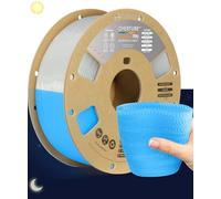 OVERTURE TPU High Speed Filament 1,75 mm, Flexible 95A TPU Roll, bobine de 1kg (2,2 lb), Précision Dimensionnelle +/- 0,02 mm (HS Bleu Lumineux)