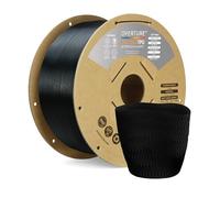 OVERTURE TPU High Speed Filament 1,75 mm, Flexible 95A TPU Roll, bobine de 2kg (4,4 lb), Précision Dimensionnelle +/- 0,02 mm (HS Noir 2kg*1)