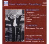 Overtures (Mengelberg, Concertgebouw Orchestra of Amsterdam) (CD) Album