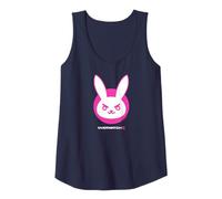 Overwatch 2 D.Va White & Pink Rabbit Center Icon Logo Débardeur