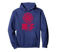 Overwatch 2 Kiriko Red Ninja Icon Logo Sweat à Capuche, Unisexe pour Adultes, Bleu Marine, M