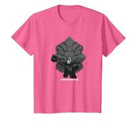 Overwatch 2 Powerful Strong Reinhardt Silhouette Chest Logo T-Shirt, Enfant, Rose Chiné, 2 Ans