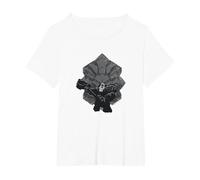 Overwatch 2 Powerful Strong Reinhardt Silhouette Chest Logo T-Shirt, Femme Grandes Tailles, Blanc, 2X