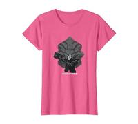 Overwatch 2 Powerful Strong Reinhardt Silhouette Chest Logo T-Shirt, Femme, Rose Chiné, XS