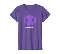 Overwatch 2 Sombra Icon Logo T-Shirt, Femme, Violet Chiné, L