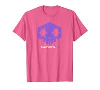 Overwatch 2 Sombra Icon Logo T-Shirt, Homme, Rose Chiné, 3XL