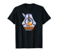 Overwatch 2 Tracer Courier Service There In No Time Logo T-Shirt