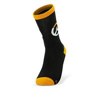 Overwatch Chaussettes avec logo taille unique (38-43) noir/orange, imprimées, 74% coton, 24% polyester, 2% élasthanne.
