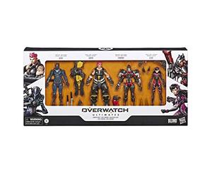 Overwatch E6390EU5 Ultimates Series - Figurines Genji, Zarya, Pharah & D. Va - 15cm Multicolore