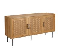 Oviala Buffet 3 Portes scandinave rectangulaire L150 cm Bois