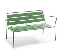 Oviala Canapé de Jardin en métal Vert Cactus - Palavas