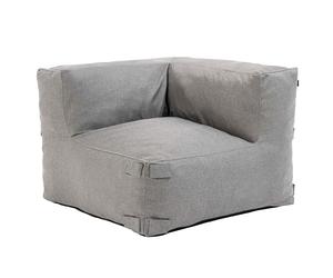 Oviala Fauteuil d'angle pour canapé modulable Gris - Mixi