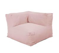 Oviala Fauteuil d'angle pour canapé modulable Rose poudré - Mixi