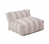 Oviala Fauteuil de Jardin rayé pour canapé modulable Beige - Mixi
