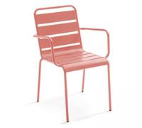 Oviala Fauteuil en métal Argile - Palavas