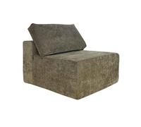 Oviala Fauteuil en Tissu pour canapé modulable avec Coussin Vert - Hector