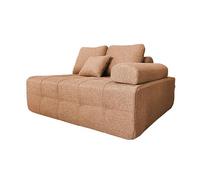 Oviala Fauteuil Gauche pour canapé modulable en Tissu Terracotta - Snuggy
