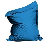 Oviala Housse Vide de Coussin de Sol XL Bleu Pacific
