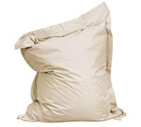 Oviala Housse Vide de Coussin de Sol XL Ivoire