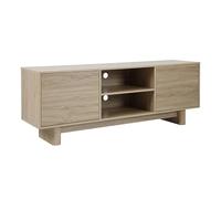 Oviala Meuble TV 160 cm scandinave Bois Clair