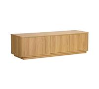 Oviala Meuble TV Effet Bois 150 cm Bois Clair