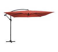Oviala Parasol déporté 3 x 3 m Terracotta