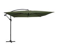 Oviala Parasol déporté 3 x 3 m Vert Cactus