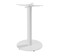 Oviala Pied de Table en Acier et Fonte Blanc Dover