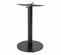 Oviala Pied de Table en Acier et Fonte Noir Dover