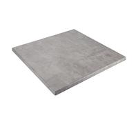 Oviala Plateau de Table carré stratifié 70 x 70 cm béton ciré